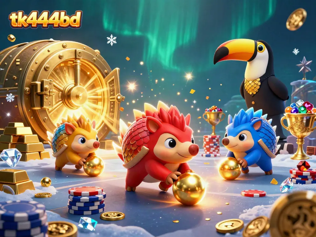 Engage with exciting casino experiences at tk444bd featuring vibrant pangolins and luxurious treasures.