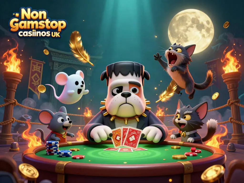 Experience excitement at Non gamstop casinos UK with a bulldog dealer and mystical creatures.