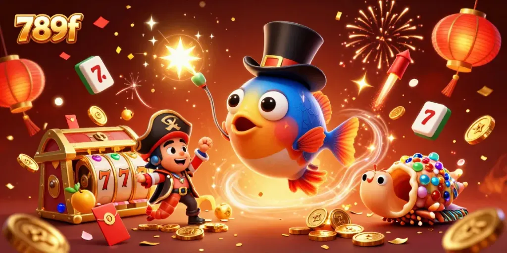 Experience exciting wins at 789f with vibrant underwater treasures and a dynamic casino theme.
