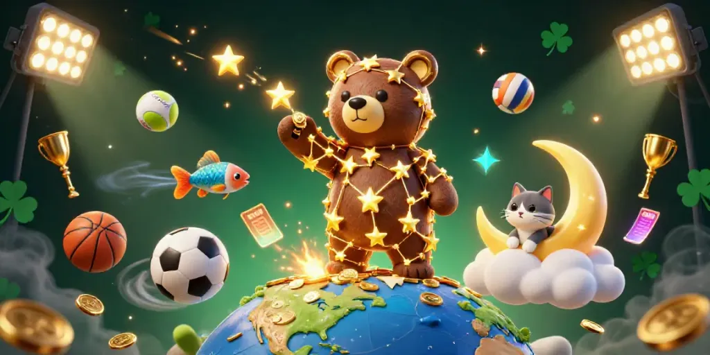 Experience Kèo nhà cái's immersive betting experience with the illusion of winning coins and dynamic sports elements.