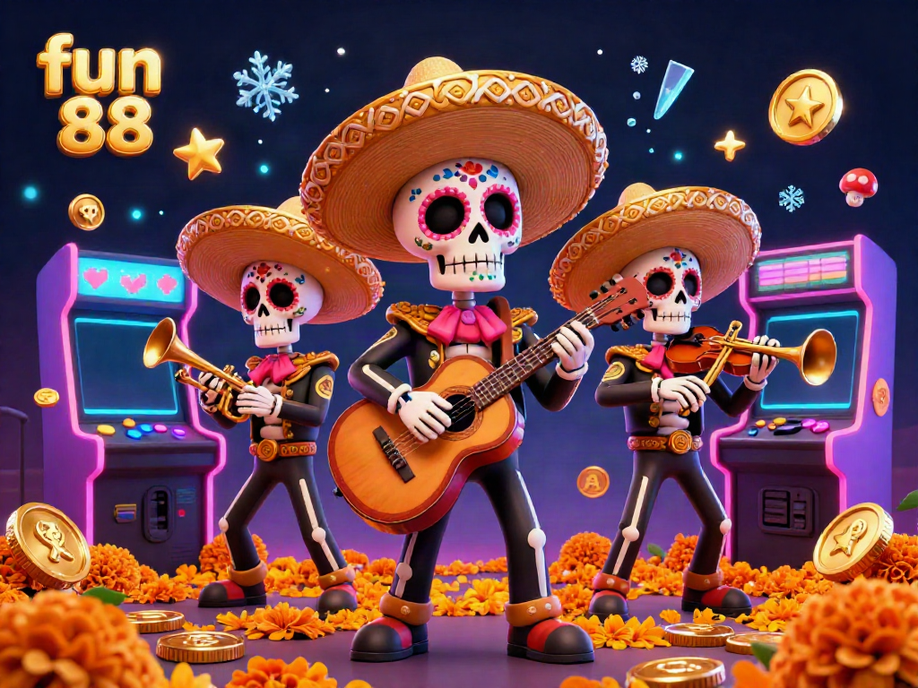 Engage in thrilling games with fun 88 in a vibrant 3D casino adventure, featuring lively characters and dynamic visuals.