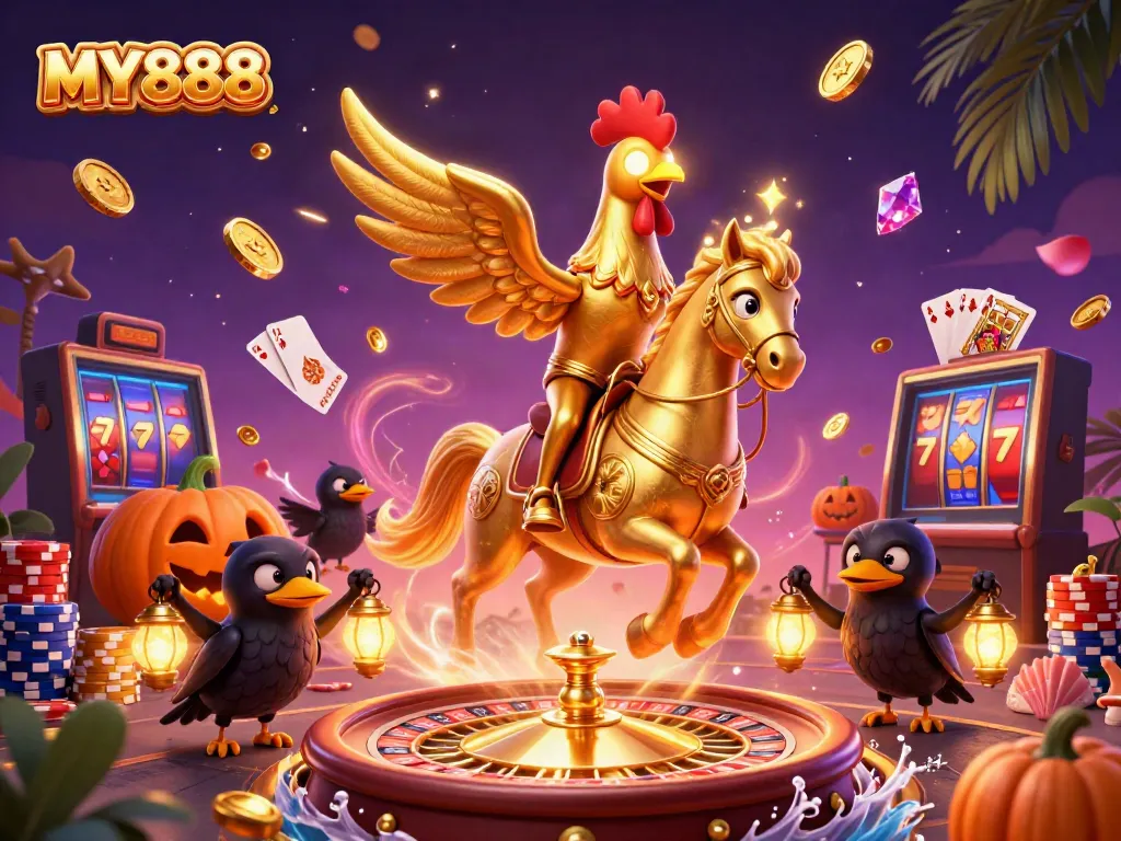Engage with exciting MY888 casino adventures featuring vibrant characters, games, and rewards.