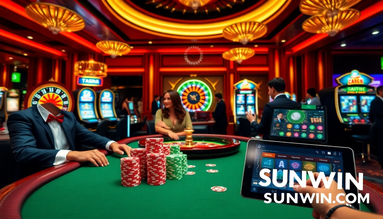 Engage in thrilling poker games at SUNWIN.COM with professional dealers and exhilarating casino atmosphere.