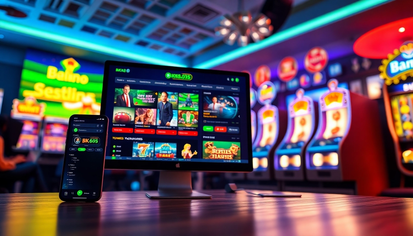 Interactive online gaming experience at bk860s.com showcasing sports and casino options.