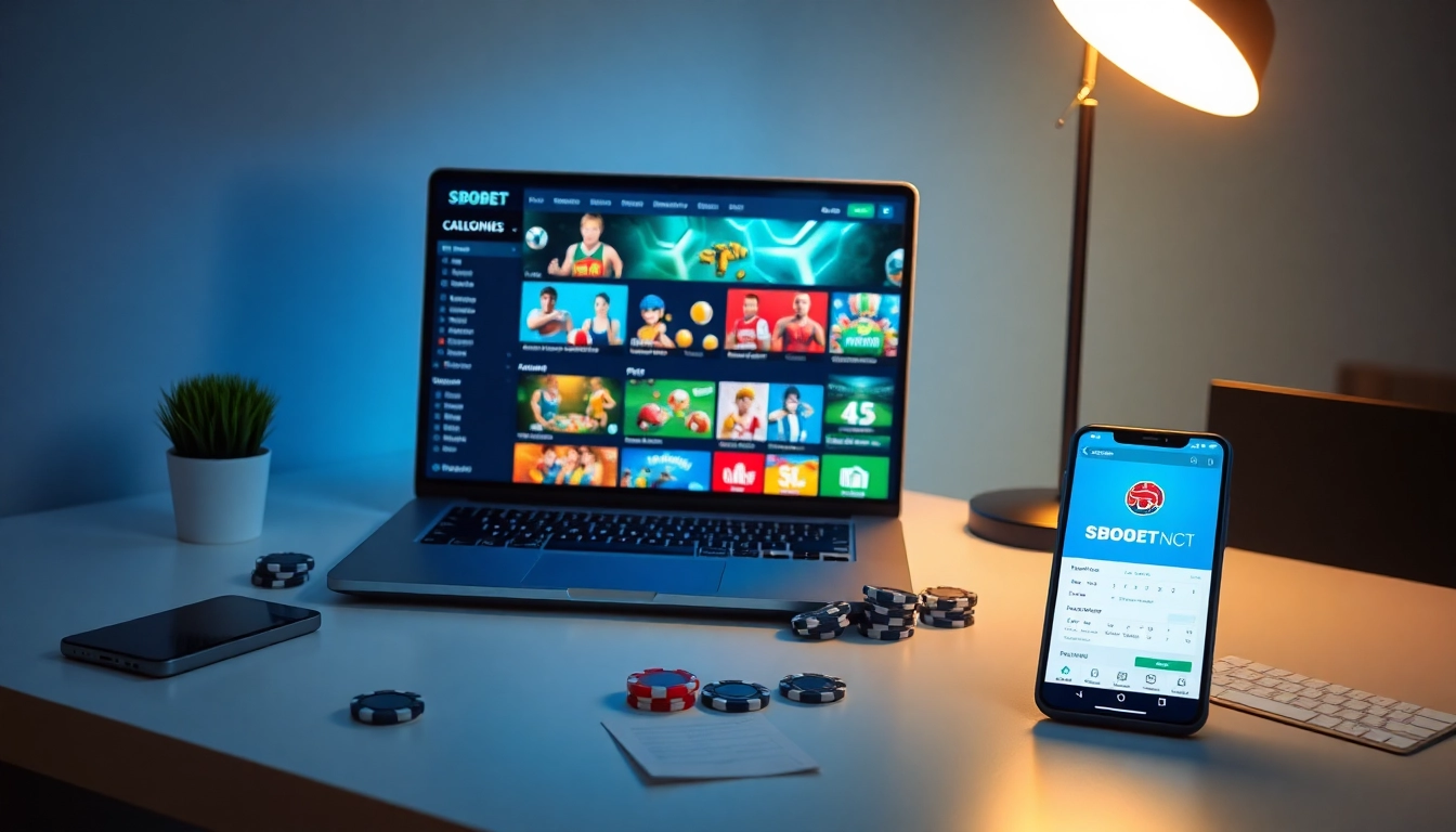 Vibrant SBOBET online betting interface showcasing diverse gaming options - sbobet.dance.