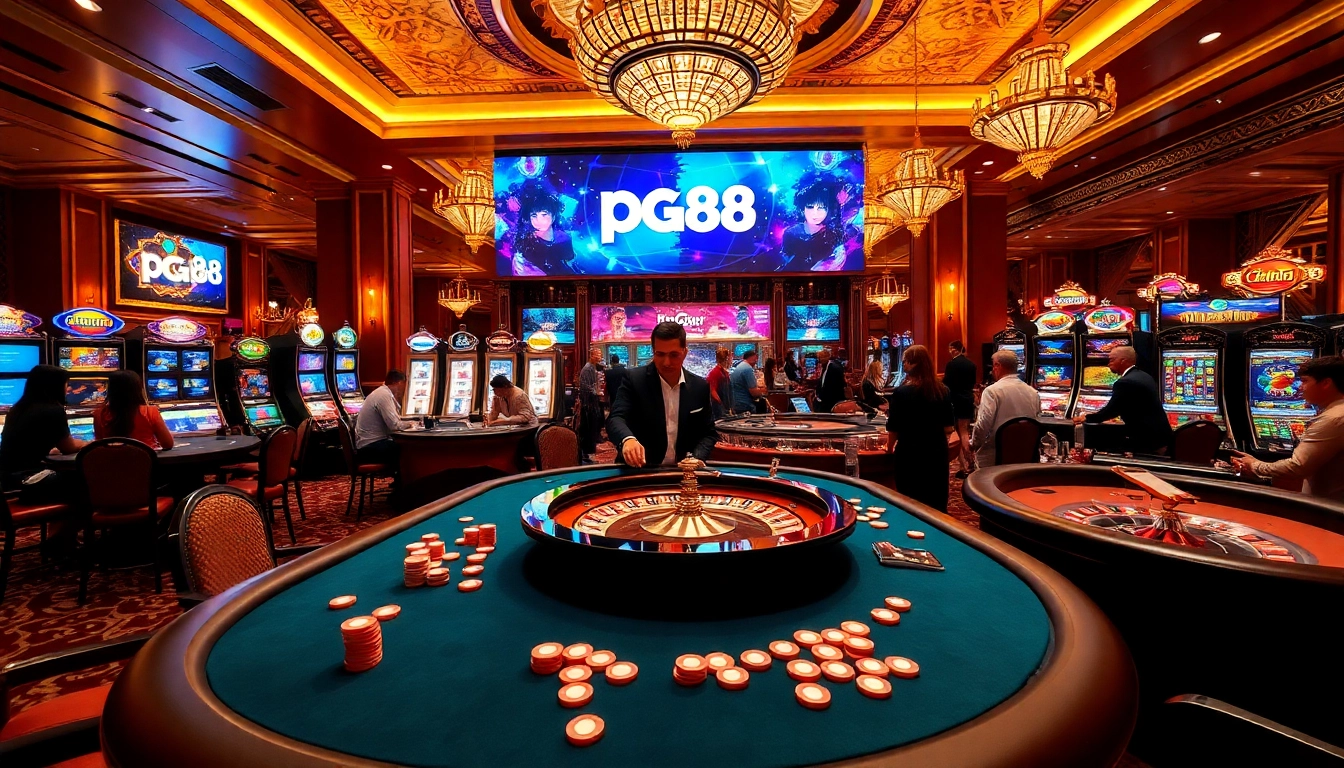 Experience thrilling gameplay at pg88 with professional dealers and vibrant casino atmosphere.