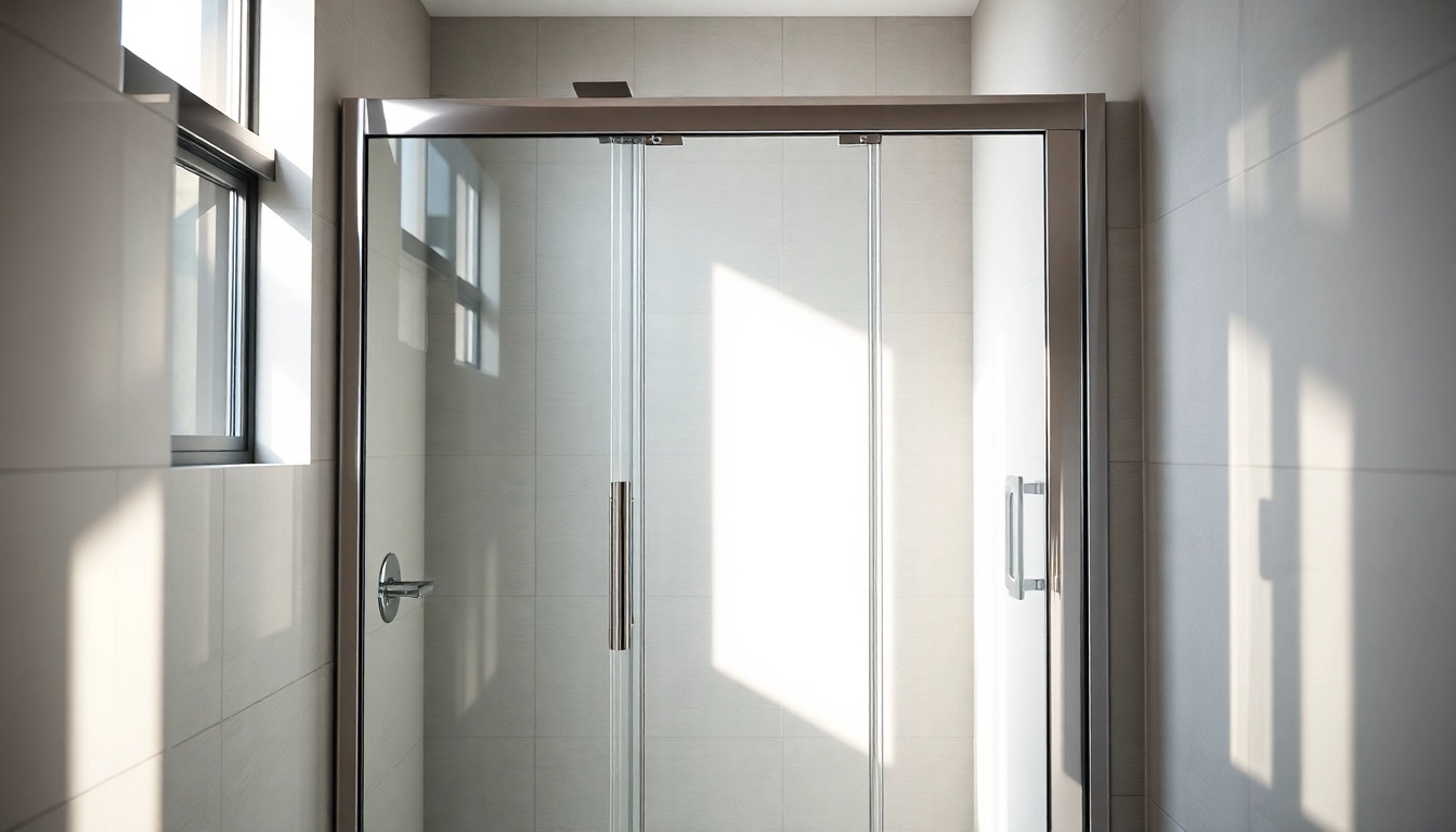 Erleben Sie die perfekte duschkabine 100x100 pendeltür in einem modernen Badezimmer mit elegantem Design.