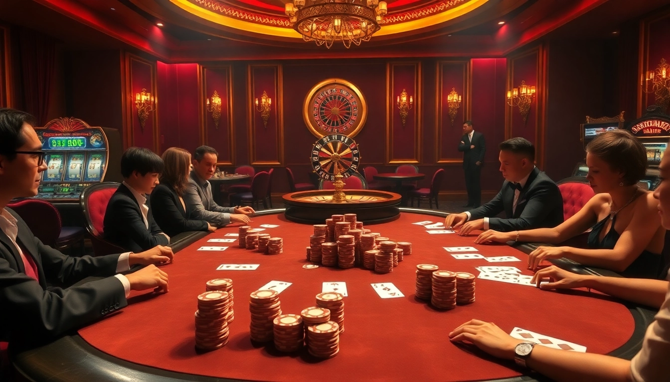 Experience high-stakes poker at dom88.us.com with luxurious ambiance and excitement.