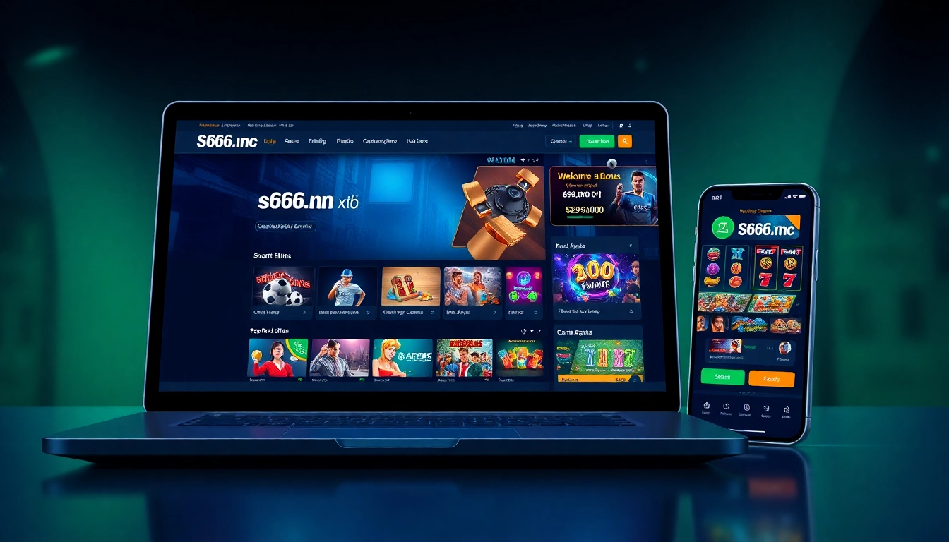 Online betting interface of S666.nyc featuring diverse games and promotions.