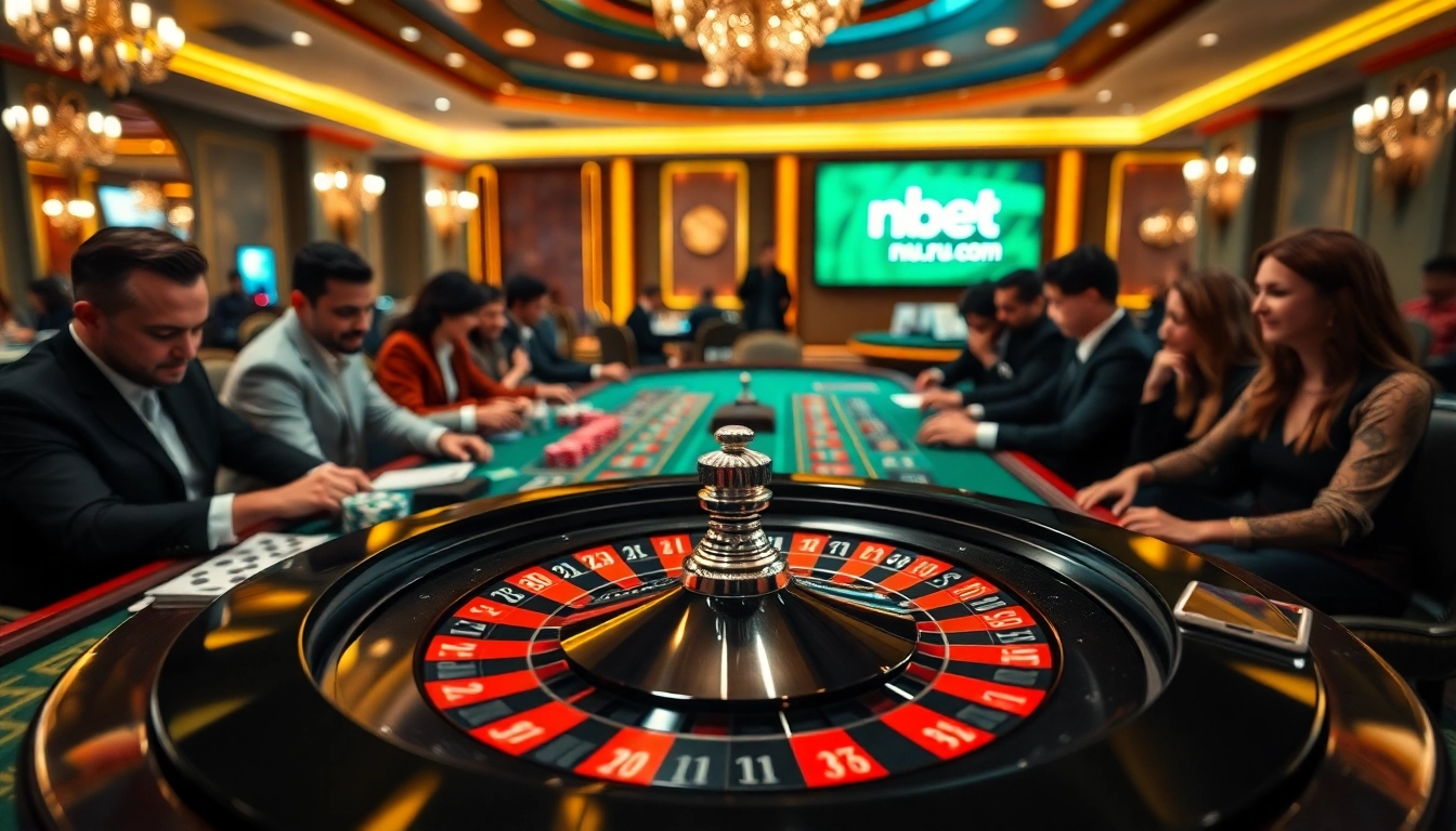 Experience the thrill of gaming at nbet.ru.com with vibrant casino action featuring roulette and poker.