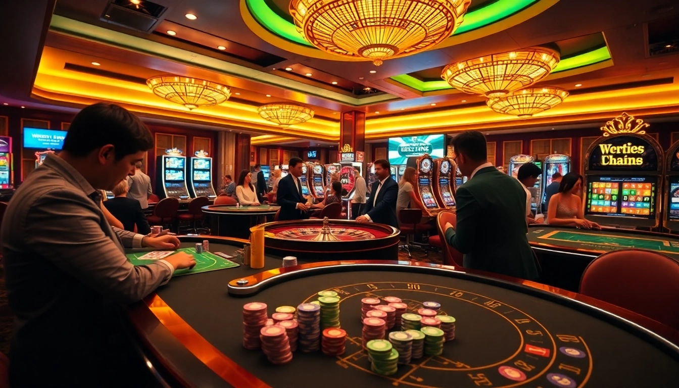 Experience the excitement of online gaming at https://red88.br.com/ with vibrant casino tables and engaging gamblers.
